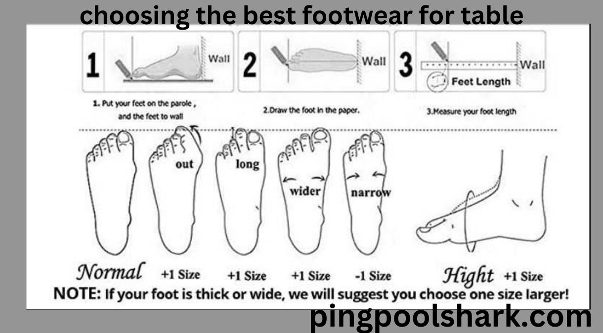 choosing the best footwear for table: An In-Depth Manual